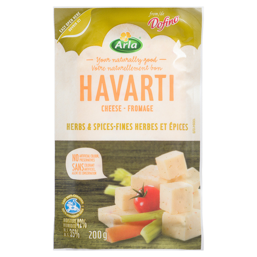 Voilà by Sobeys Online Grocery Delivery Arla Havarti Cheese Herbs