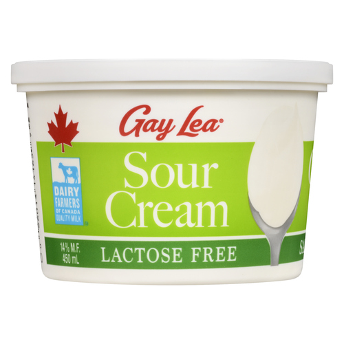 Voila By Sobeys Online Grocery Delivery Gay Lea Lactose Free 14 Sour Cream 450 Ml