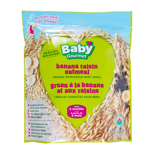 baby gourmet oatmeal cereal