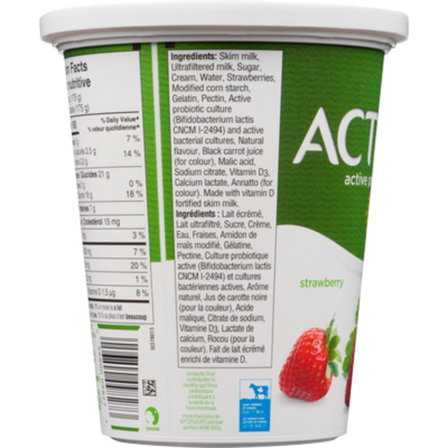 Voil By Sobeys Online Grocery Delivery Activia Stirred Strawberry 