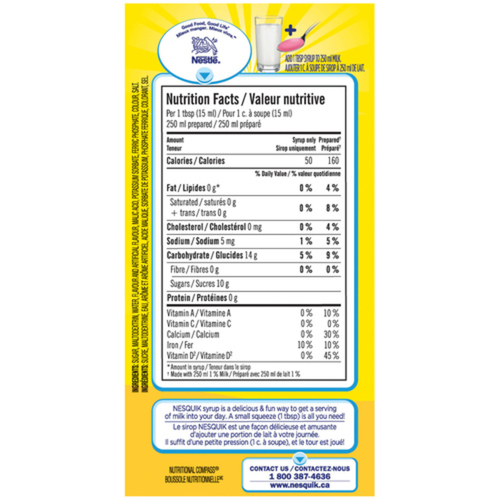 Voilà by Sobeys Online Grocery Delivery Nestlé Nesquik Strawberry