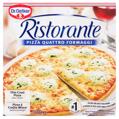 Voila By Sobeys Online Grocery Delivery Dr Oetker Ristorante Thin Crust Vegetarian 4 Cheese Pizza 340 G