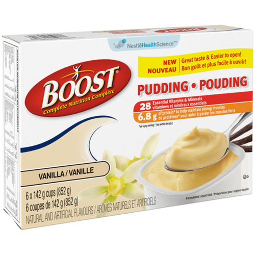 Voilà by Sobeys Online Grocery Delivery Boost Pudding Vanilla 6 x 142 g