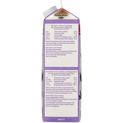 Voilà by Sobeys Online Grocery Delivery Sealtest 35 Whipping Cream 1L