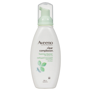 complexion cleanser aveeno ml foam clear