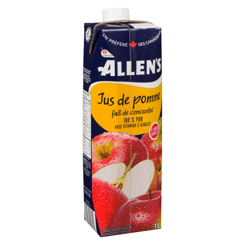 Voilà by Sobeys Online Grocery Delivery Allen's Pure Apple Juice 1 L