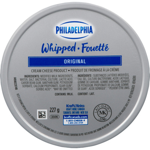 Voilà Online Grocery Delivery Philadelphia Whipped Cream Cheese Original 227 G