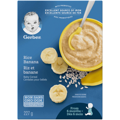 rice and banana for baby