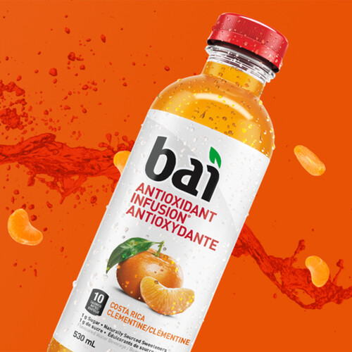 Bai Antioxidant Drink Costa Rica Clementine 530 ml (bottle)