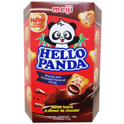 Meiji Hello Panda Giant Milk Cookies 189 g