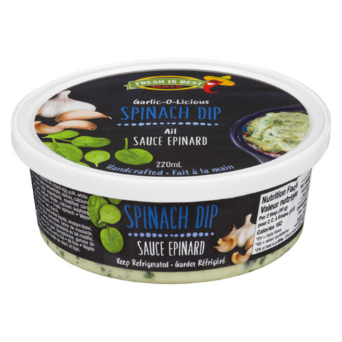 Fresh Is Best Spinach Dip Garlic 220 ml