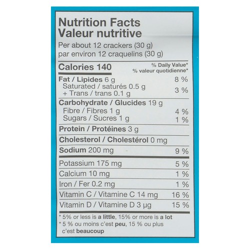 MadeGood Organic Snacking Crackers Sweet Potato Sea Salt & Vinegar 142 g