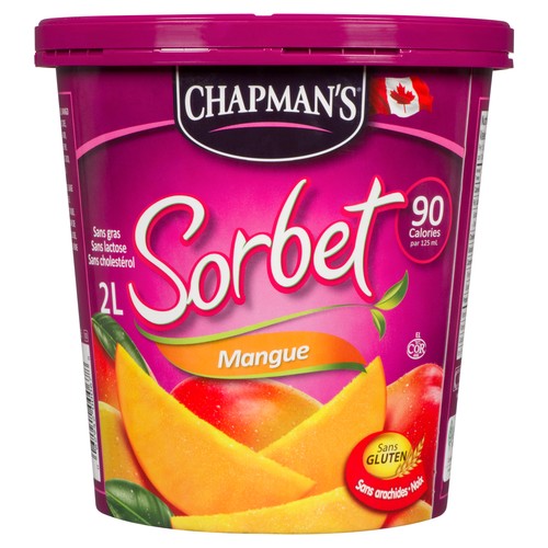 Chapman's Sorbet Ice Cream Mango 2 L