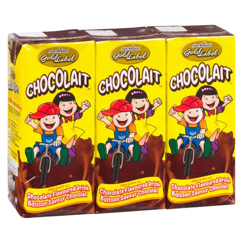 San Miguel Chocolait Chocolate Flavoured Drink 3 x 250 ml