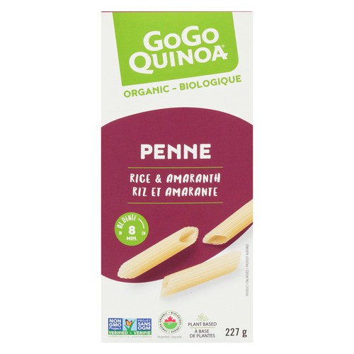 Gogo Quinoa Gluten-Free Organic Penne Rice And Amaranth 227 g