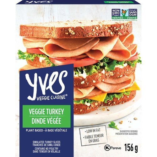Yves Plant Based Simulated Turkey Deli Slices Veggie 156 g