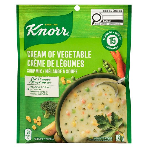 Knorr Soup Mix Cream Of Vegetable For A Quick Delicious Soup 83 g