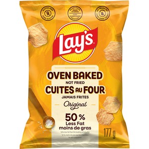 Lay's Croustilles cuites au four jamais frites original 177 g