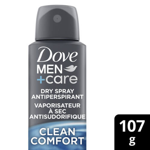 Dove Men+Care Dry Spray Antiperspirant Clean Comfort Deodorant 107 g