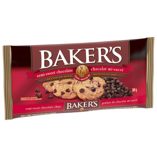 Baker'S Semi-Sweet Chocolate Chips 300 g