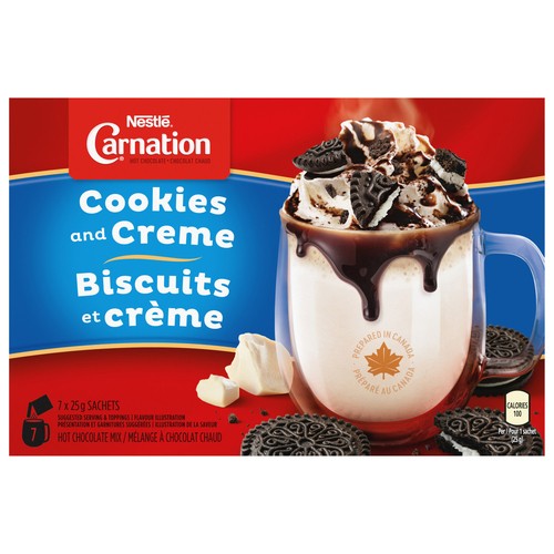 Carnation Hot Chocolate Mix Cookies & Cream 175 g