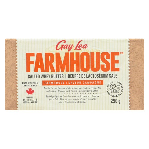 Gay Lea Farmhouse Whey Butter Salted 250 g
