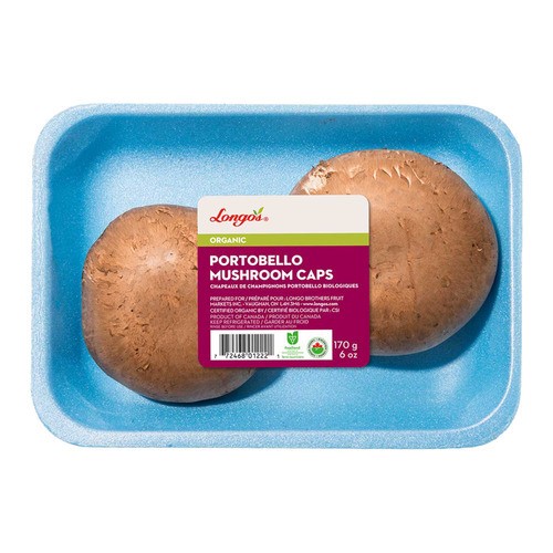 Longo's Organic Portobello Mushroom Caps 170 g