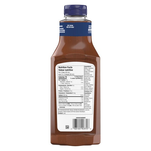 Kraft Dressing Sun Dried Tomato 425 ml