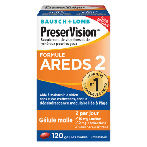Preservision Eye Care Areds 2 Formula 120 Count 1 EA