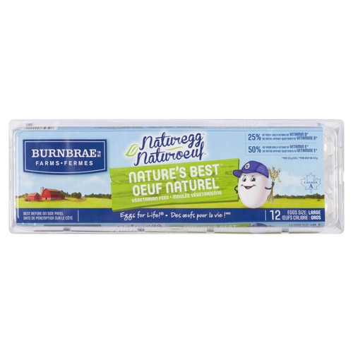 Burnbrae Farms Nature's Best Eggs Large 12 Count