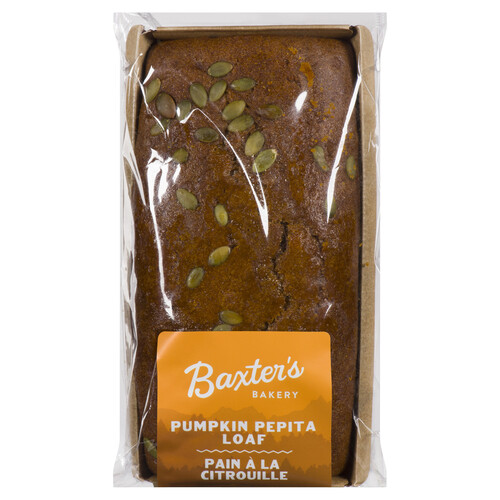 Baxter's Bakery Pumpkin Pepita Loaf 575 g (frozen)