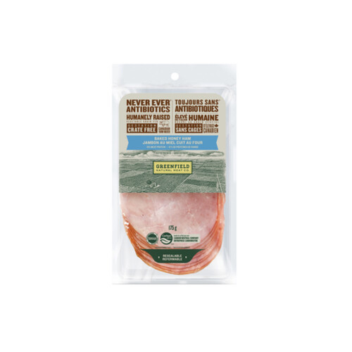 Greenfield Natural Meat Deli Sliced Ham Baked Honey 175 g