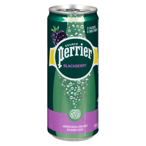 Perrier Sparkling Water Blackberry 330 ml (can)