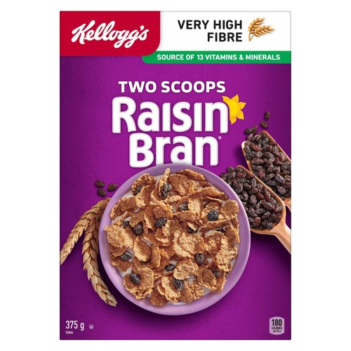 Kellogg's Cereal Raisin Bran 375 g