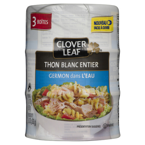 Clover Leaf Solid White Tuna In Water 3 x 170 g