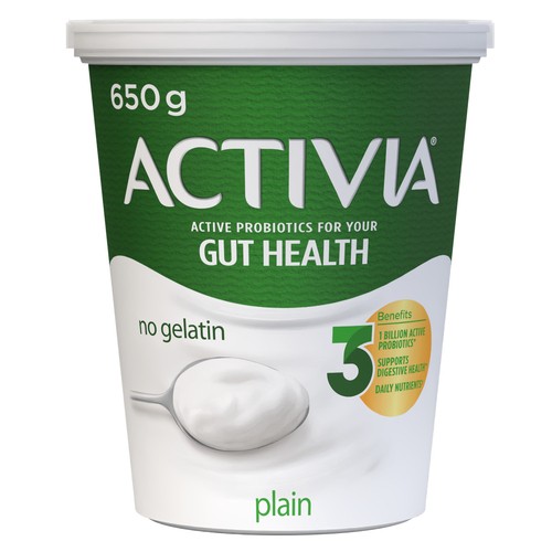 Activia Probiotic Yogurt Plain 650 g