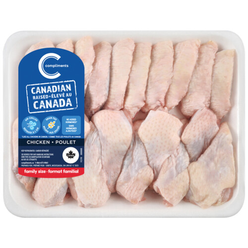 Compliments Split Chicken Wings Value Pack 13 - 18 Pieces