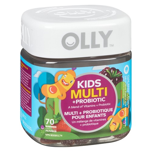 OLLY Kids Multi Probiotic Vitamin Gummies 70 Count