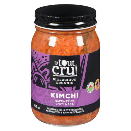 Tout cru! Kimchi Organic Spicy Napa Fermented & Raw Vegetables 1 EA 