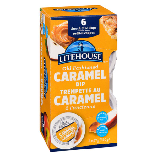 Litehouse Old Fashioned Dips Caramel 6 x 57 g