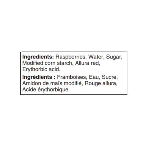 E.D. Smith Pie Filling Raspberry 540 ml