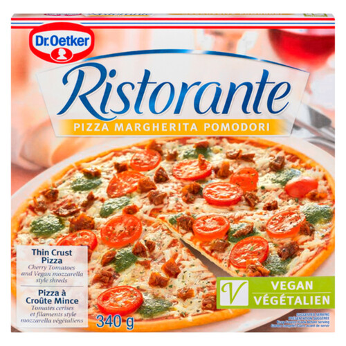 Dr. Oetker Ristorante Frozen Vegan Pizza Margherita Pomodori 340 g