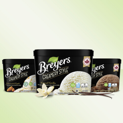 Breyers Ice Cream Creamery Style Natural Vanilla 1.66 L