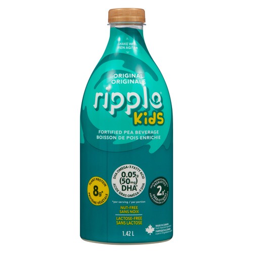 Ripple Kids Lactose-Free Fortified Pea Beverage Original 1.42 L