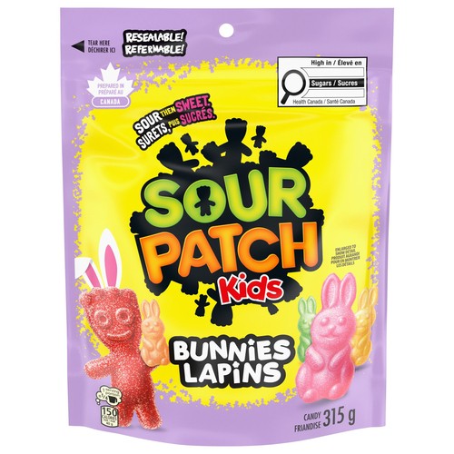 Sour Patch Kids Candy Sour Easter Bunnies 315 g