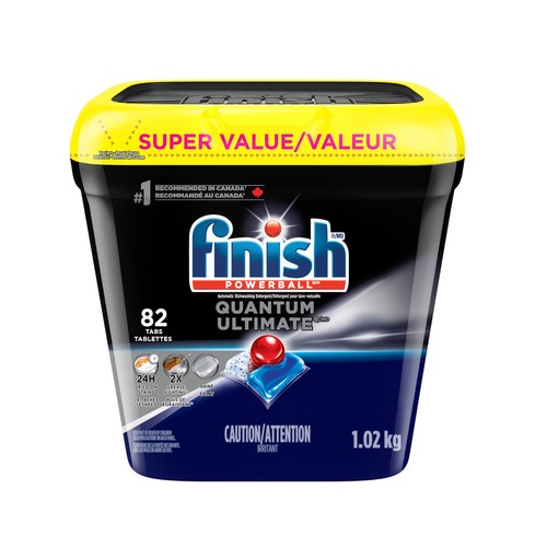 Finish Quantum Ultimate Dishwasher Detergent Tabs 82 Count