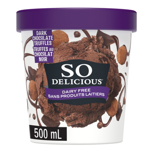 So Delicious Dairy Free Cashew-Based Frozen Dessert Dark Chocolate Truffle