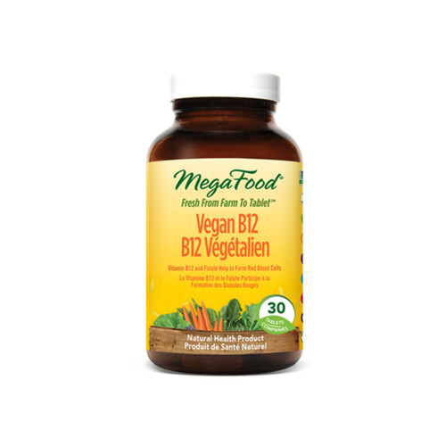 MegaFood Vegan B12 Tablets 30 Count