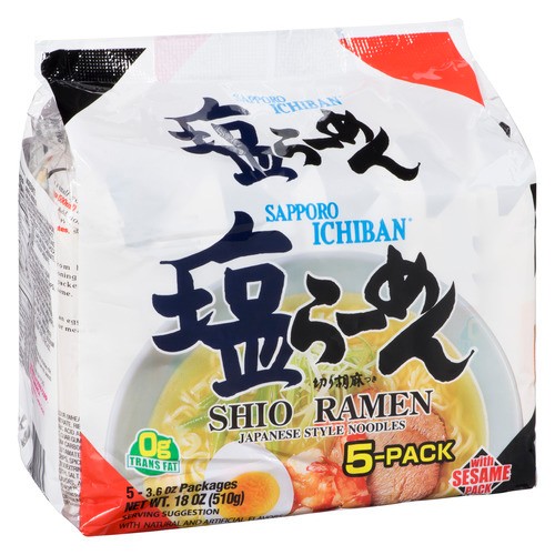 Sapporo Ichiban Shio Ramen 5 pack
