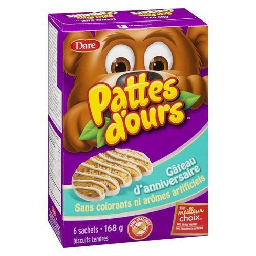 Dare Bear Paws Peanut-Free Cookies Birthday Cake 168 g